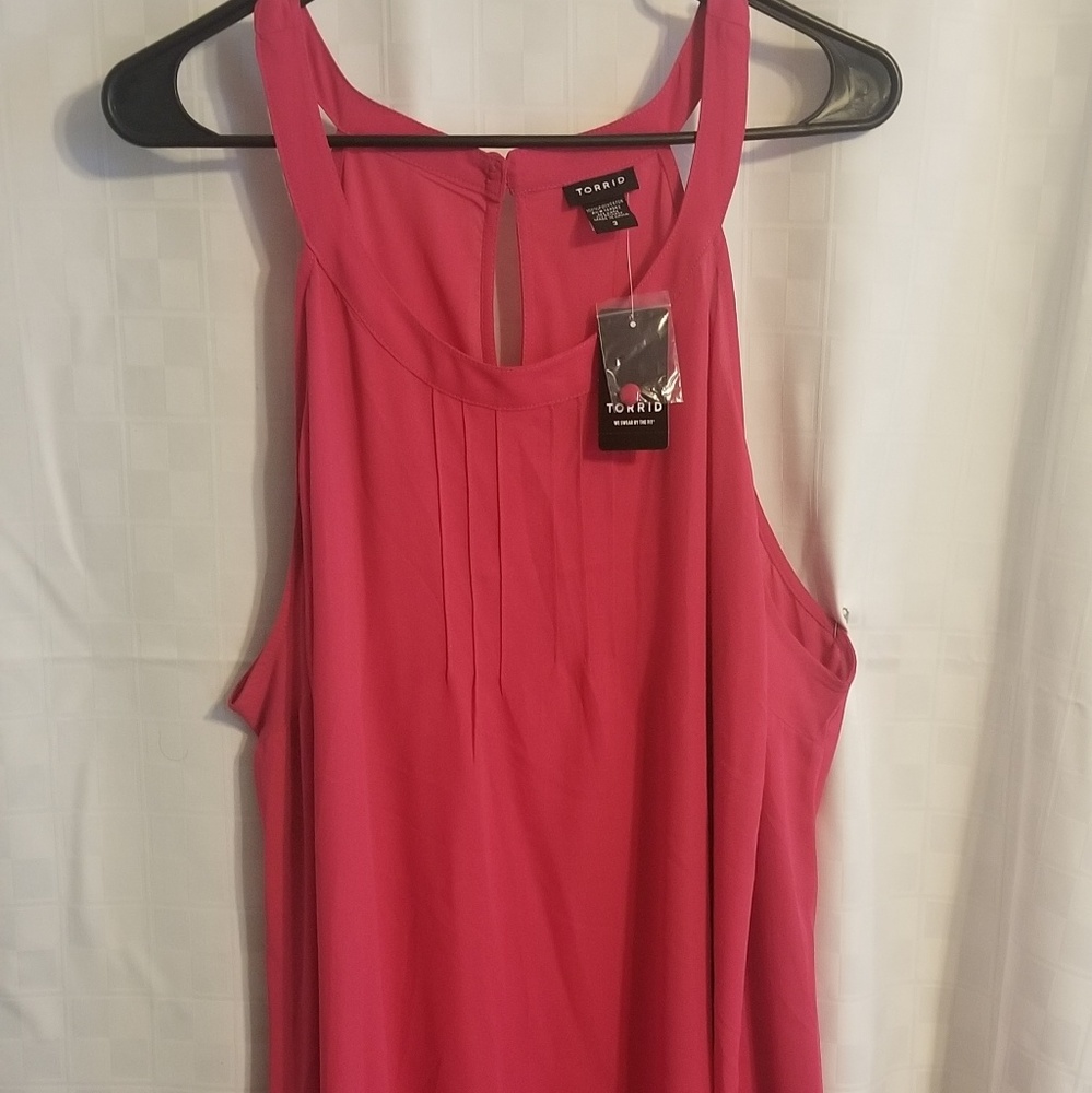 Torrid Sz 3 Pink Swing Top NWT